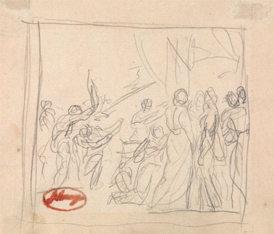 クロッケー・マッチの失敗 作： George Romney