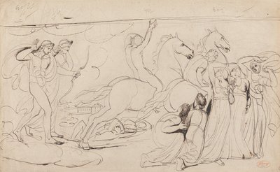 ニオベの子らの滅亡 作： George Romney