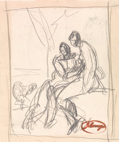 二人の恋人 作： George Romney
