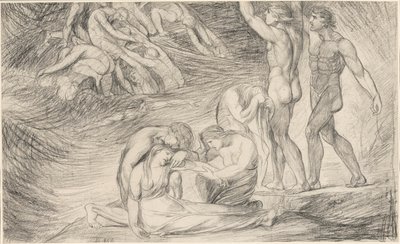 「十二夜」より、イリュリア沖の難破船を生き延びるヴィオラ 作： George Romney