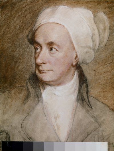 ウィリアム・カウパー 肖像 1792年（紙、パステル） 作： George Romney