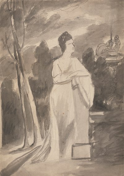 コラムの女性 作： George Romney