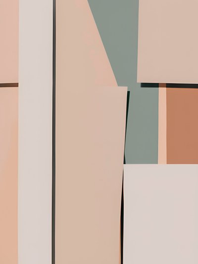 構造化された静けさ、21世紀（絵画） 作： George Rosaly