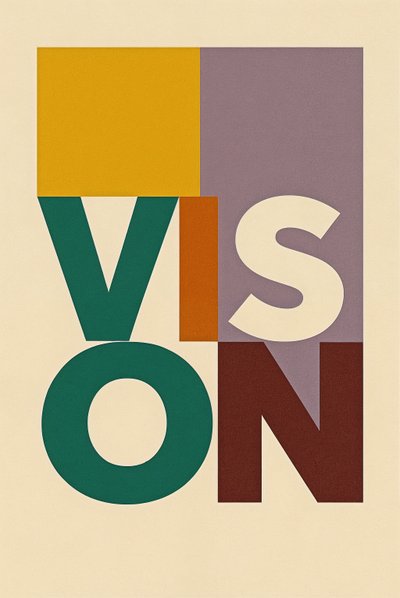 VISION In Motion, 2025（アクリル、キャンバス） 作： George Rosaly