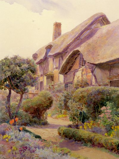 アンハサウェイのコテージ 作： George Samuel Elgood