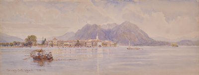 ペスカトーリ島、マッジョーレ湖 作： George Samuel Elgood