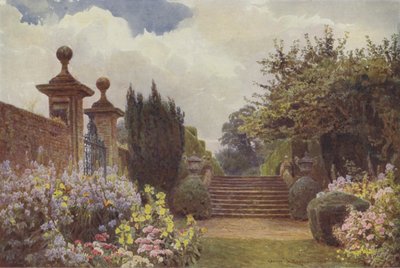 ペンサースト、テラスの階段 作： George Samuel Elgood