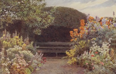ラムスクリフ、オレンジリリー、モンクスフッド 作： George Samuel Elgood