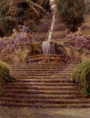 ザ・カスケード、ヴィラ・チコーニャ 作： George Samuel Elgood