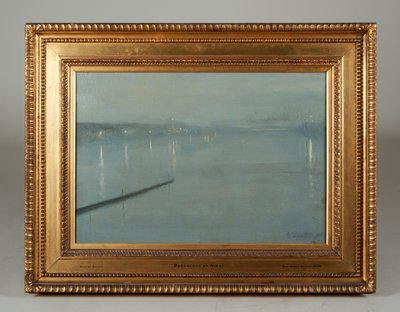 オランダ、ドルドレヒト、夜 作： George Sauter