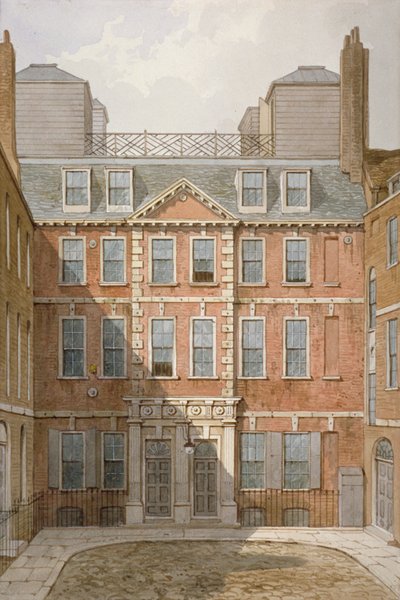 Beaufort Buildings、ストランド、ウェストミンスター、ロンドン、c1810 作： George Shepherd