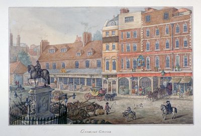 チャリング・クロス、ウェストミンスター、ロンドン、1807 作： George Shepherd