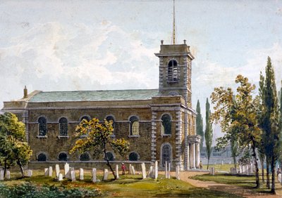 聖マタイ教会、ベスナル グリーン、ロンドン、1817 年 作： George Shepherd