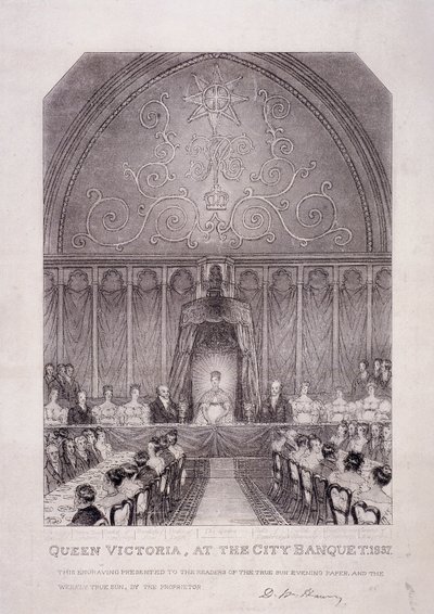 ゴグとマゴグ、ギルドホール、ロンドン、1809 作： George Shepherd