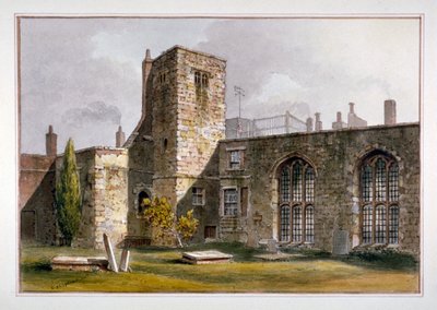 サヴォイ礼拝堂の眺め、サヴォイ宮殿、ウェストミンスター、1819 作： George Shepherd
