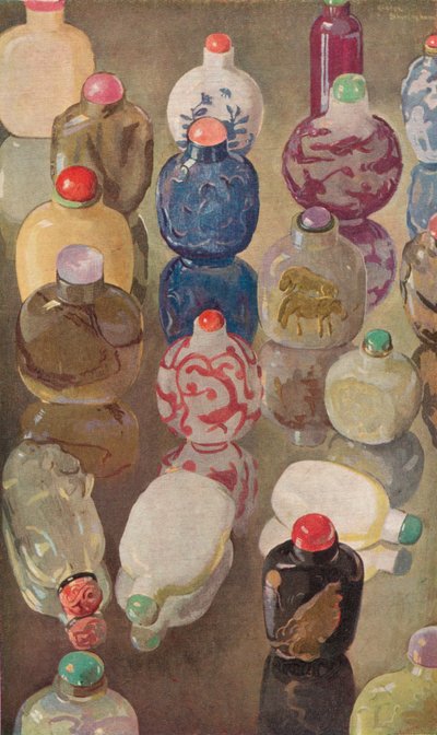 中国の嗅ぎタバコ瓶、c1923。 作： George Sheringham