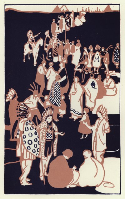 "母の人に会いたい"（カラーリトグラフ 作： George Sheringham