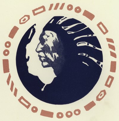 The bad Indian（カラーリトグラフ 作： George Sheringham