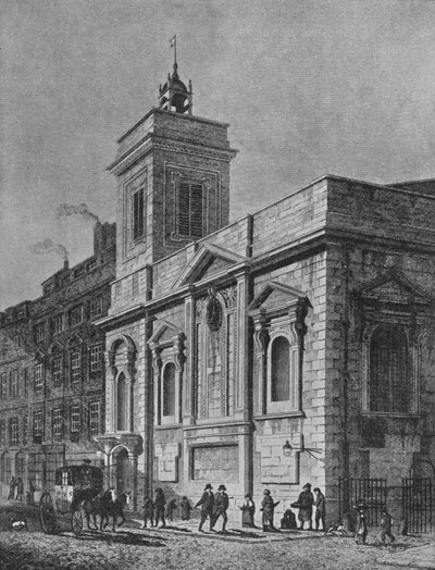 聖ミルドレッド教会、家禽、ロンドン市、1812 1911 作： George Sidney Shepherd