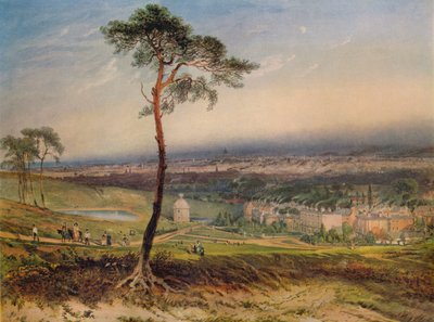 ハムステッドからのロンドン、1834 作： George Sidney Shepherd