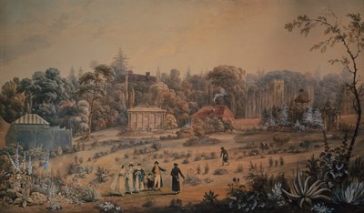バトルズデン ハウス ベッドフォードシャーの庭園 作： George Sidney Shepherd