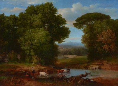 ローマ水道橋の一端 1852年 （油彩・キャンバス） 作： George Snr. Inness
