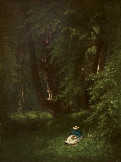 森の中で 作： George Snr. Inness