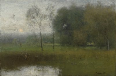 ニュージャージーの風景、1891 作： George Snr. Inness