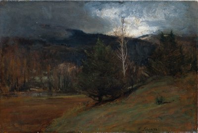 11月、アディロンダックス、1885年頃 作： George Snr. Inness