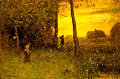 入浴者、1888 作： George Snr. Inness