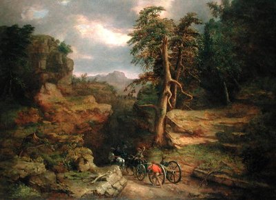 1776年の憂鬱な日々」（油彩・キャンバス） 作： George Snr. Inness