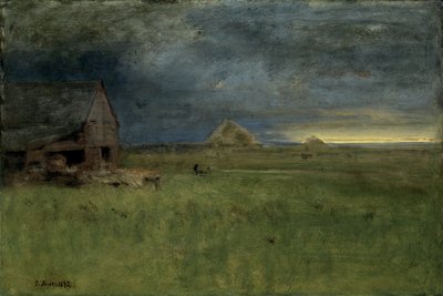 孤独な農場、ナンタケット、1892 作： George Snr. Inness