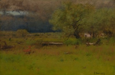 通り過ぎる嵐 1892年 （油彩・キャンバス） 作： George Snr. Inness
