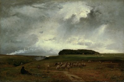 嵐、1876 作： George Snr. Inness