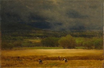 麦畑 1875-77年頃 油彩・カンヴァス 作： George Snr. Inness