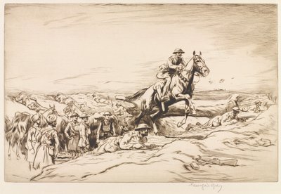 1917年1月1日のEpehyでの第2ランサー。 作： George Soper