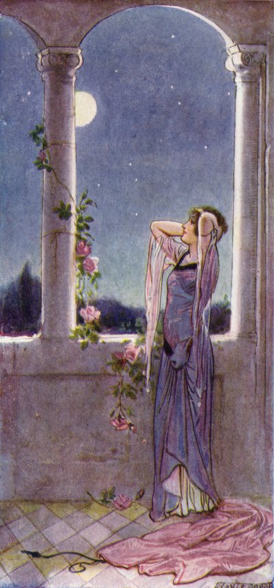 彼女の超美しさは東の太陽の光のように壊れたようだった 作： George Soper