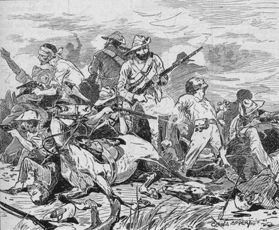 彼らはグリムリーで戦った、1895、1902 作： George Soper