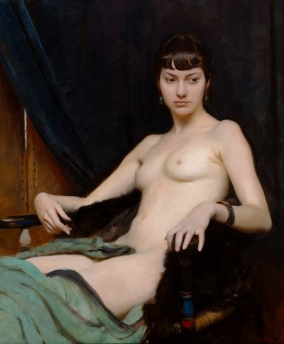 習作（キャンバスに油彩） 作： George Spencer Watson