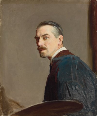 アーティストの自画像（キャンバスに油彩） 作： George Spencer Watson