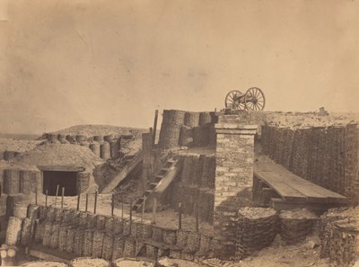 サウスカロライナ州チャールストン付近の要塞（1861年頃）。 作： George Stacy.