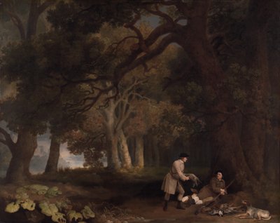 射撃後の休息、1770年。 作： George Stubbs