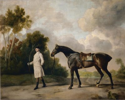 アッシュトン、第1子爵カーゾン、彼の牝馬マリア 作： George Stubbs