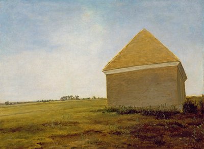 ニューマーケットヒース、荒廃した家、1765年頃（修復後）（111978を参照） 作： George Stubbs