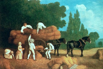 収穫ワゴン 作： George Stubbs