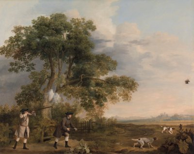 ツー・ジェントルメン・シューティング 作： George Stubbs
