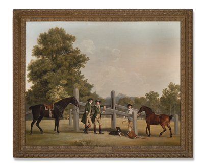 ウィリアムヘンリーキャベンディッシュベンティンク、ポートランド3世公爵とその弟、エドワード卿1767-68 作： George Stubbs