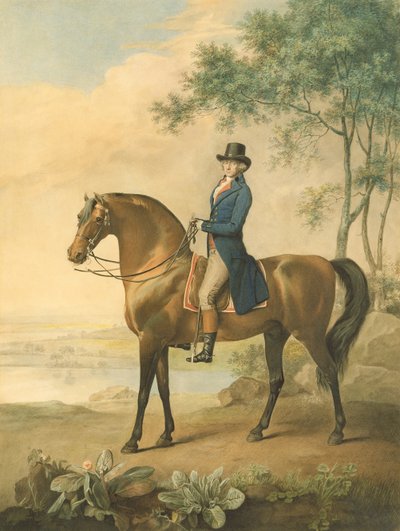 ウォーレンヘイスティングス、アラビアの馬に乗って1796 作： George Townley Stubbs