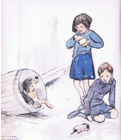 ヴィッキーとビルは大興奮だった。 作： George Vernon Stokes