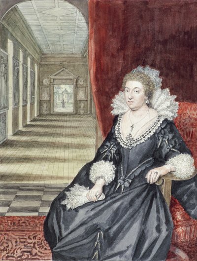 アレティア、アランデル伯爵夫人、ジョージ・バーチュー（1684-1756）c.1730 作： George Vertue
